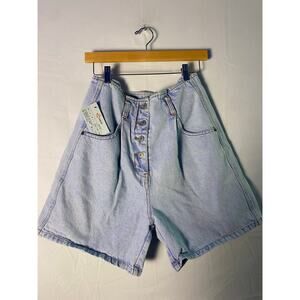 Vintage 90s Absolutely! No! High Waist Mom Jeans Light Wash Size XL Button Fly